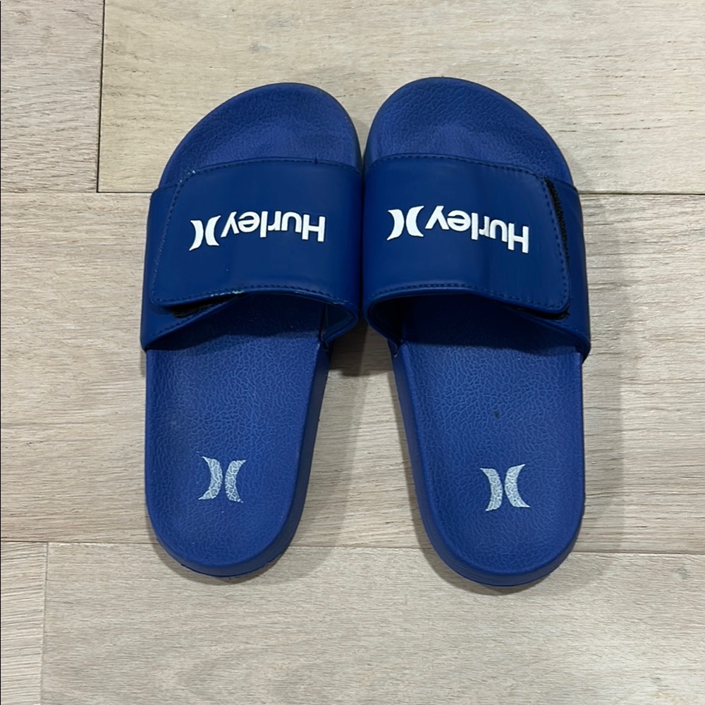 Hurley Blue Slide Sandals